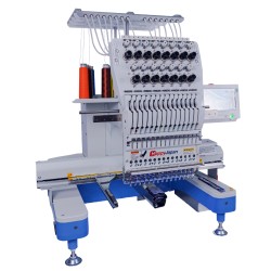 Jednohlavý průmyslový vyšívací stroj HappyJapan HCD3E