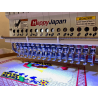 Jednohlavý průmyslový vyšívací stroj HappyJapan HCD3E