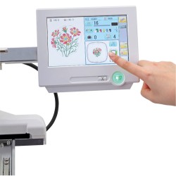 Jednohlavý průmyslový vyšívací stroj HappyJapan HCD3E-X1501