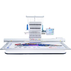 Jednohlavý průmyslový vyšívací stroj HappyJapan HCD3E-X1501