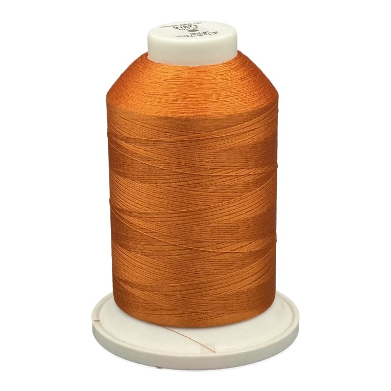 91621 - Vyšívací nit Polyfil - 100% Polyester tmavě mrkvově oranžová - 5.000m