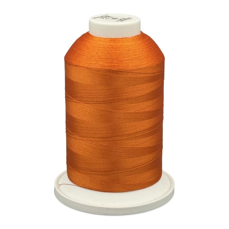 91763 - Vyšívací nit Polyfil - 100% Polyester tmavě červeno-oranžová - 5.000m