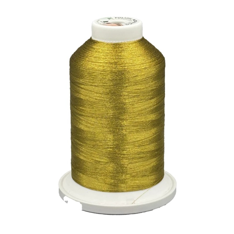504 - Polyfil - metalická nit - zlatá - 5.000m