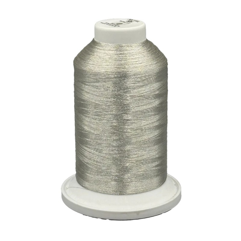 505 - Polyfil - metalická nit s platinou z čistého stříbra - stříbrná - 5.000m