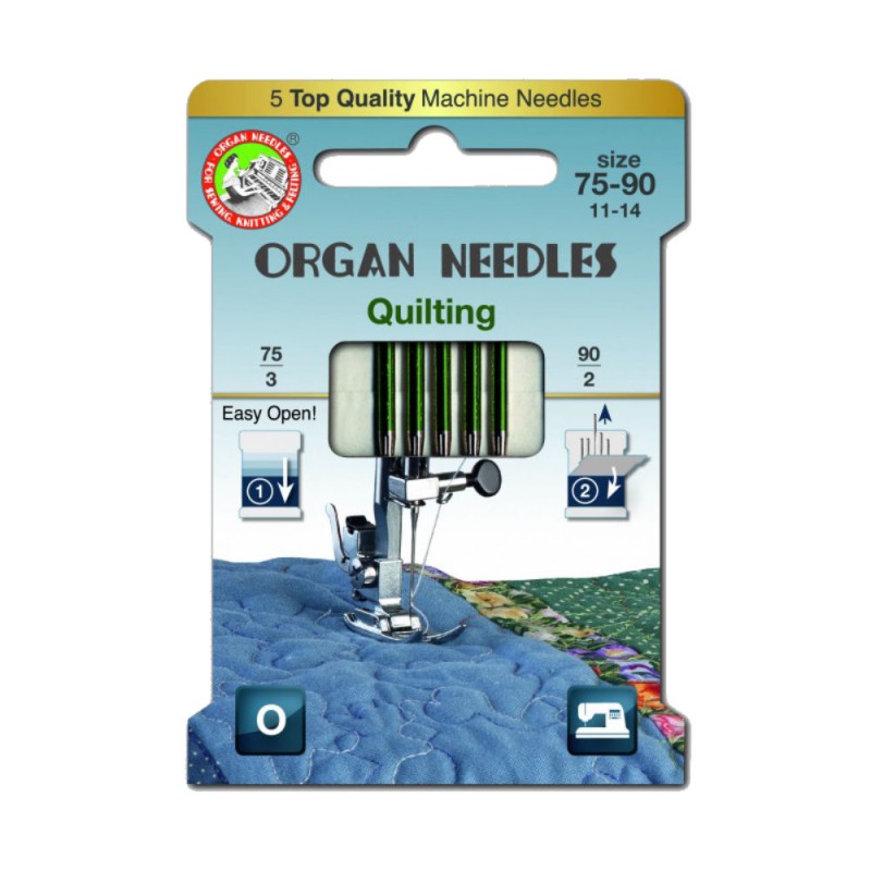 JEHLY ORGAN 130/705H Quilting ECO – 5 KS MIX (3×75,2×90)