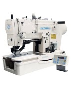 Dírkovací šicí stroje Global pro precizní šití knoflíkových dírek
