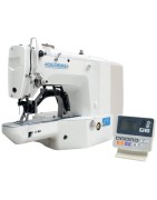 Závorovací šicí stroje Global: Posilujte okraje s precizními závory