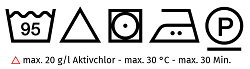 Symboly praní Madeira Polyneon