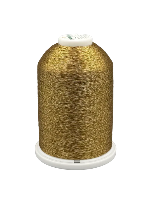 3038 Antique Gold - Metalická vyšívací nit Madeira FS 30 (dtex 320x2) - 55% polyester/45% metalizovaný polyester - 5.000m