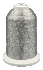 4011 Aluminium - Metalická vyšívací nit Madeira FS 40 (dtex 220x2) - 40% metalizovaný polyester/35% polyamid/25% papír - 5.000 m