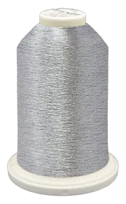 4011 Aluminium - Metalická vyšívací nit Madeira FS 40 (dtex 220x2) - 40% metalizovaný polyester/35% polyamid/25% papír - 1.000 m