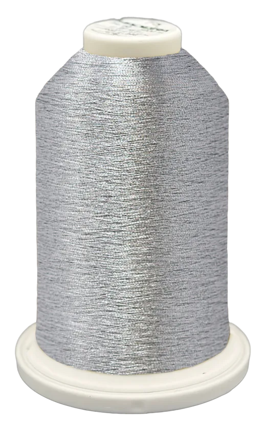 4011 Aluminium - Metalická vyšívací nit Madeira FS 40 (dtex 220x2) - 40% metalizovaný polyester/35% polyamid/25% papír - 5.000 m