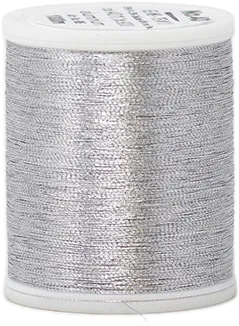4011 Aluminium - Metalická vyšívací nit Madeira FS 40 (dtex 220x2) - 40% metalizovaný polyester/35% polyamid/25% papír - 1.000 m