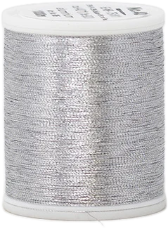 4011 Aluminium - Metalická vyšívací nit Madeira FS 40 (dtex 220x2) - 40% metalizovaný polyester/35% polyamid/25% papír - 1.000 m