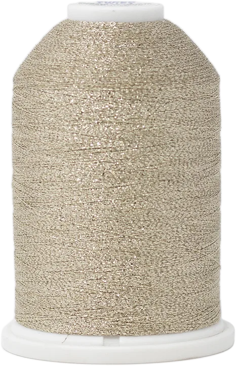 22 - Metalická vyšívací nit Madeira Supertwist No.30 (dtex 180x2) - 70% polyamid/30% metalizovaný polyester - 5.000 m