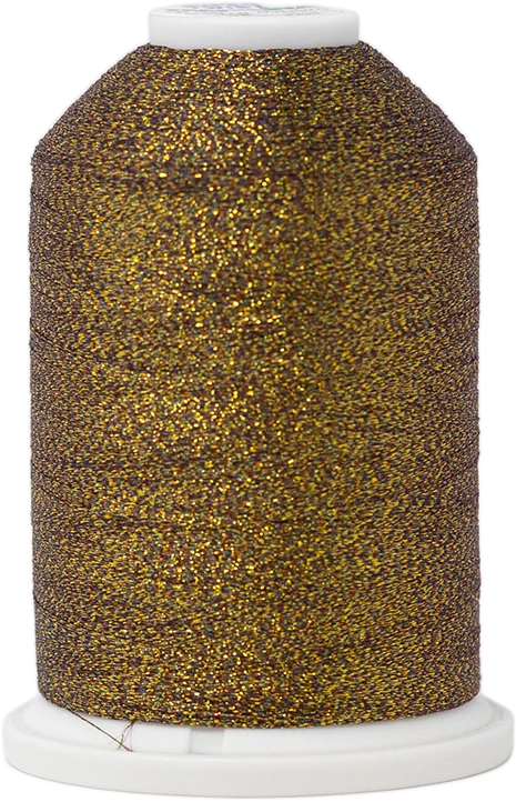 256 - Metalická vyšívací nit Madeira Supertwist No.30 (dtex 180x2) - 70% polyamid/30% metalizovaný polyester - 5.000 m
