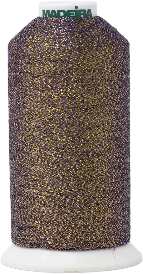 258 - Metalická vyšívací nit Madeira Supertwist No.30 (dtex 180x2) - 70% polyamid/30% metalizovaný polyester - 5.000 m