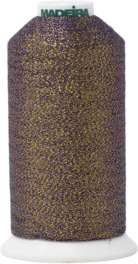 258 - Metalická vyšívací nit Madeira Supertwist No.30 (dtex 180x2) - 70% polyamid/30% metalizovaný polyester - 5.000 m