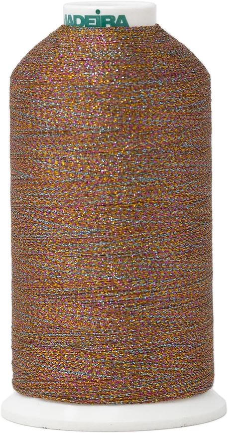 272 - Metalická vyšívací nit Madeira Supertwist No.30 (dtex 180x2) - 70% polyamid/30% metalizovaný polyester - 5.000 m