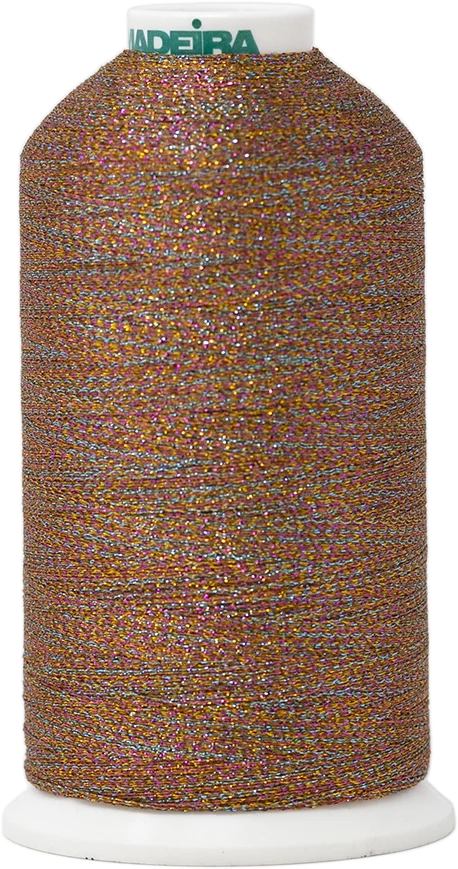 272 - Metalická vyšívací nit Madeira Supertwist No.30 (dtex 180x2) - 70% polyamid/30% metalizovaný polyester - 5.000 m