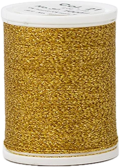 21 - Metalická vyšívací nit Madeira Supertwist No.30 (dtex 180x2) - 70% polyamid/30% metalizovaný polyester - 1.000 m