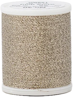 22 - Metalická vyšívací nit Madeira Supertwist No.30 (dtex 180x2) - 70% polyamid/30% metalizovaný polyester - 1.000 m