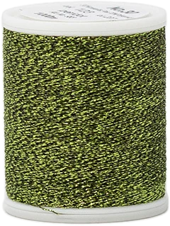 123 - Metalická vyšívací nit Madeira Supertwist No.30 (dtex 180x2) - 70% polyamid/30% metalizovaný polyester - 1.000 m