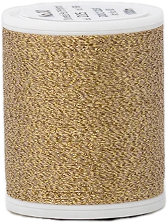225 - Metalická vyšívací nit Madeira Supertwist No.30 (dtex 180x2) - 70% polyamid/30% metalizovaný polyester - 1.000 m