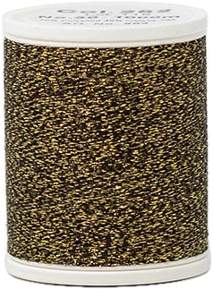 252 - Metalická vyšívací nit Madeira Supertwist No.30 (dtex 180x2) - 70% polyamid/30% metalizovaný polyester - 1.000 m