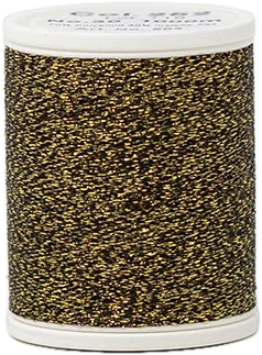 252 - Metalická vyšívací nit Madeira Supertwist No.30 (dtex 180x2) - 70% polyamid/30% metalizovaný polyester - 1.000 m