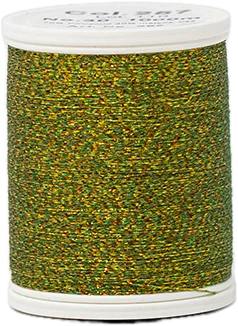 257 - Metalická vyšívací nit Madeira Supertwist No.30 (dtex 180x2) - 70% polyamid/30% metalizovaný polyester - 1.000 m