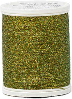 257 - Metalická vyšívací nit Madeira Supertwist No.30 (dtex 180x2) - 70% polyamid/30% metalizovaný polyester - 1.000 m