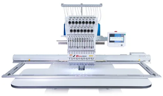 Jednohlavý průmyslový vyšívací stroj HappyJapan HCD3E-X1501