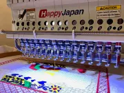 Jednohlavý průmyslový vyšívací stroj HappyJapan HCD3E-X1501