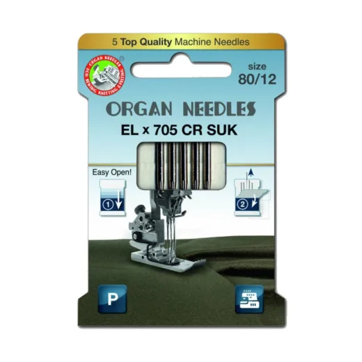 JEHLY ORGAN EL x 705 CR SUK ECO – 5 KS síla 80/12