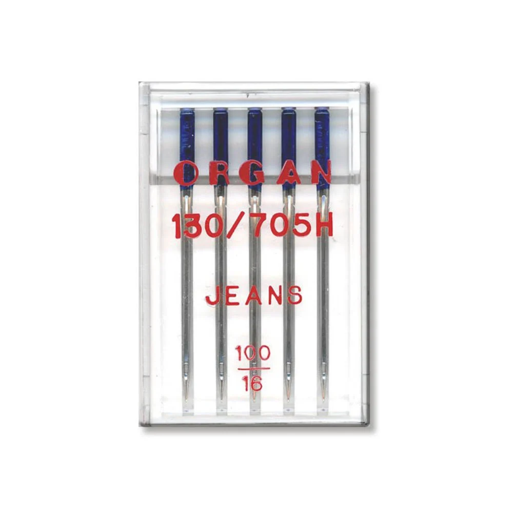 JEHLY ORGAN 130/705H JEANS – 5 KS síla 100/16
