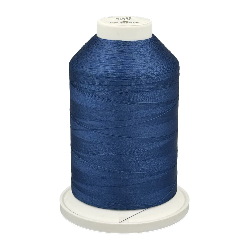 91200 - Vyšívací nit Polyfil - 100% Polyester tmavě modrá - 5.000m
