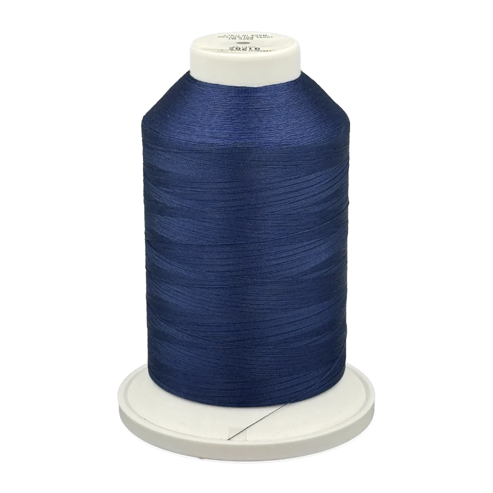 91282 - Vyšívací nit Polyfil - 100% Polyester tmavě modrá - 5.000m