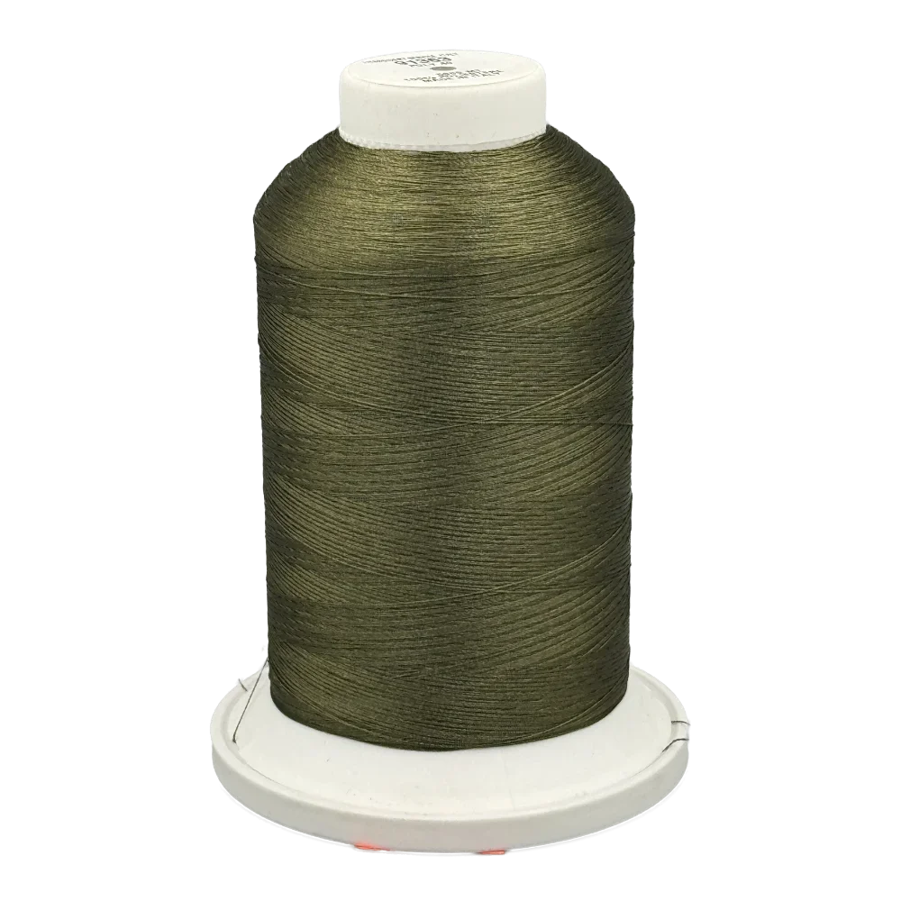 91363 - Vyšívací nit Polyfil - 100% Polyester tmavě olivově zelená - 5.000m