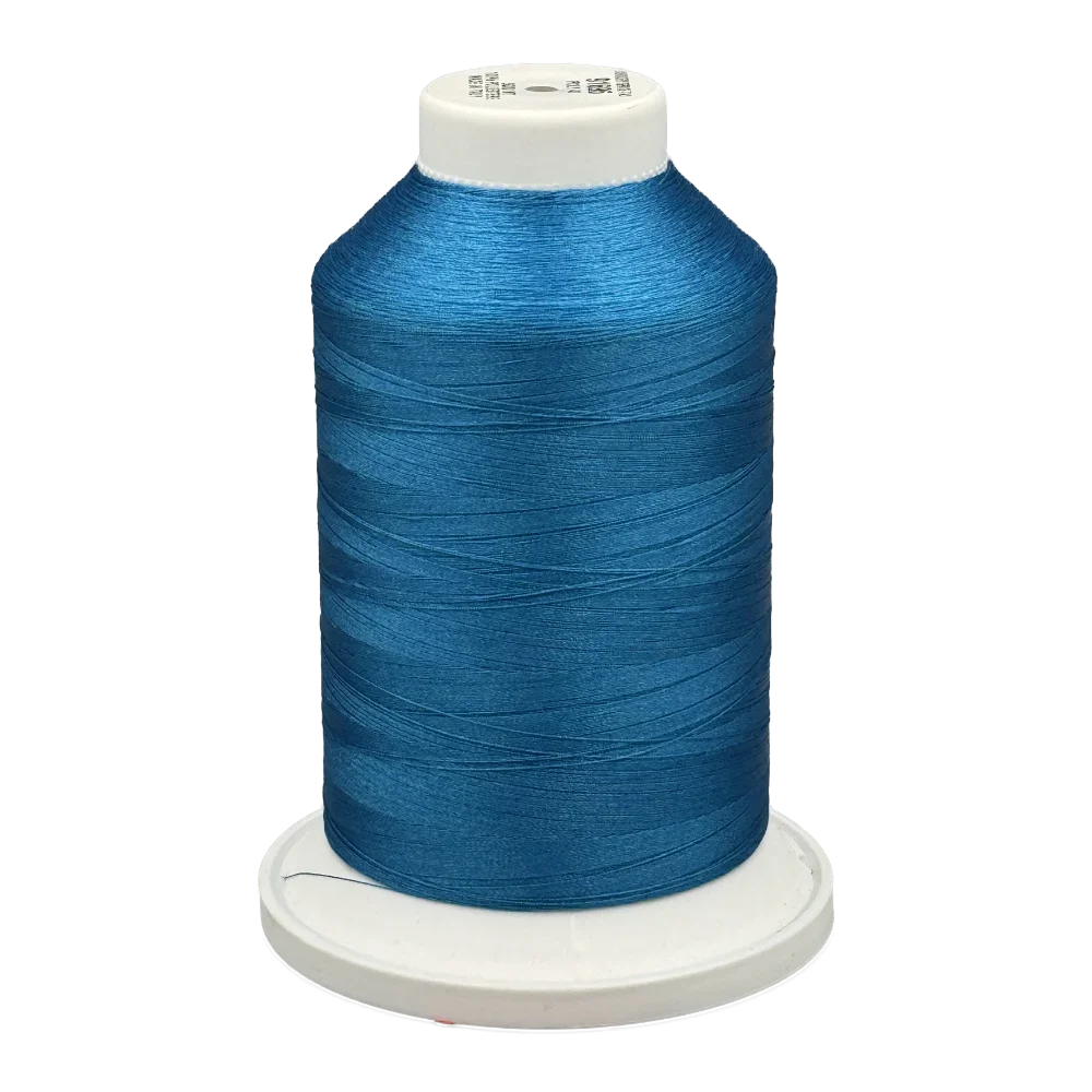 91695 - Vyšívací nit Polyfil - 100% Polyester středně tyrkysová - 5.000m