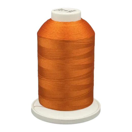 91763 - Vyšívací nit Polyfil - 100% Polyester tmavě červeno-oranžová - 5.000m