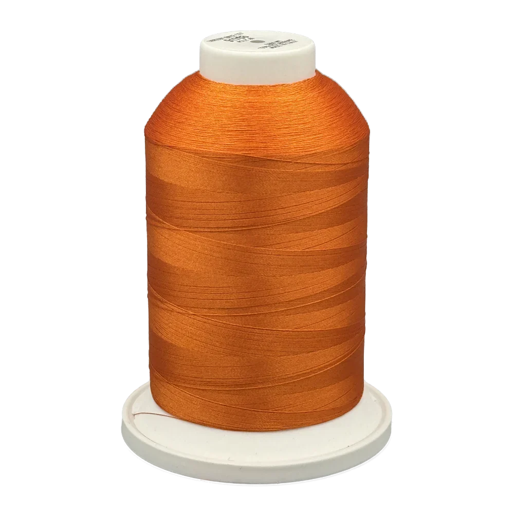 91763 - Vyšívací nit Polyfil - 100% Polyester tmavě červeno-oranžová - 5.000m