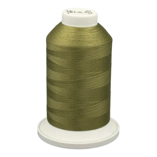 91809 - Vyšívací nit Polyfil - 100% Polyester khaki zelená - 5.000m