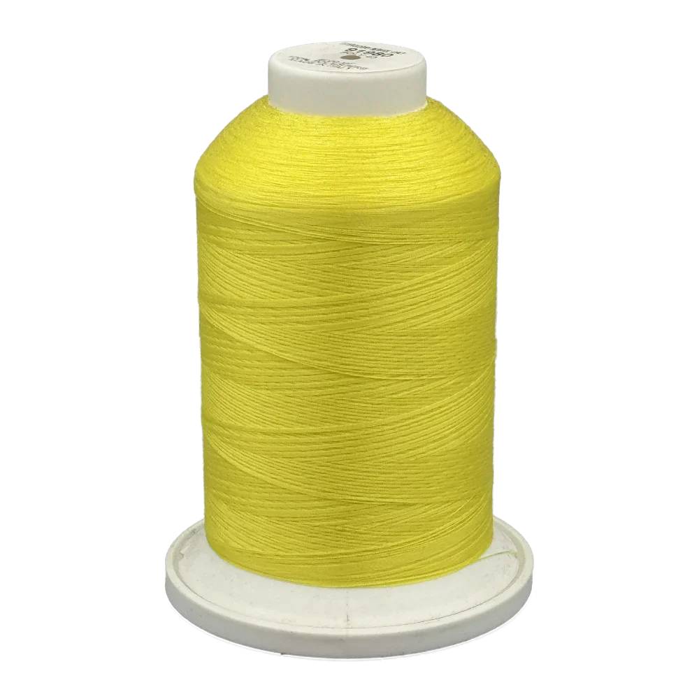 91980 - Vyšívací nit Polyfil - 100% Polyester středně žlutý citron - 5.000m
