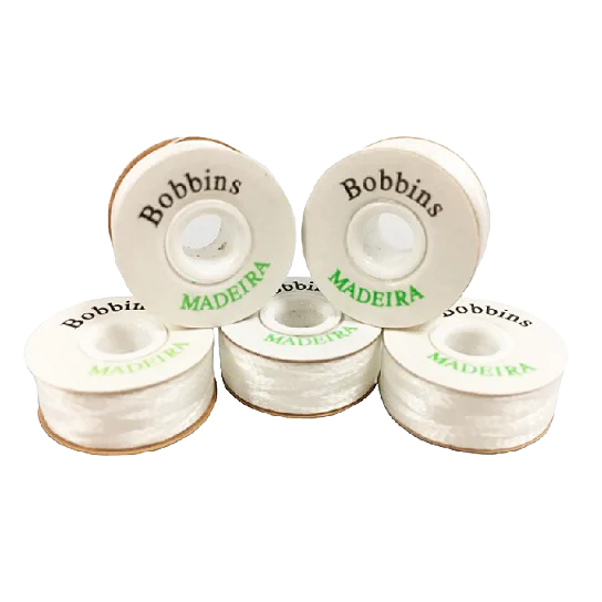 501 - Madeira Royal PES bobbins 144x123m (dtex 75x2) - 100% Polyester white