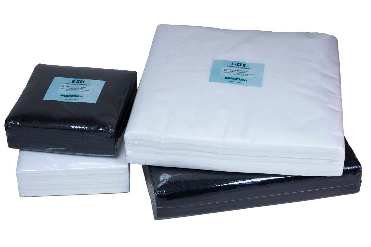 Nažehlovací podkladový materiál Madeira Weblon Plus 70 g 20 x 20 cm černý