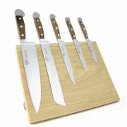 Magnetický stojan na nože přírodní dub