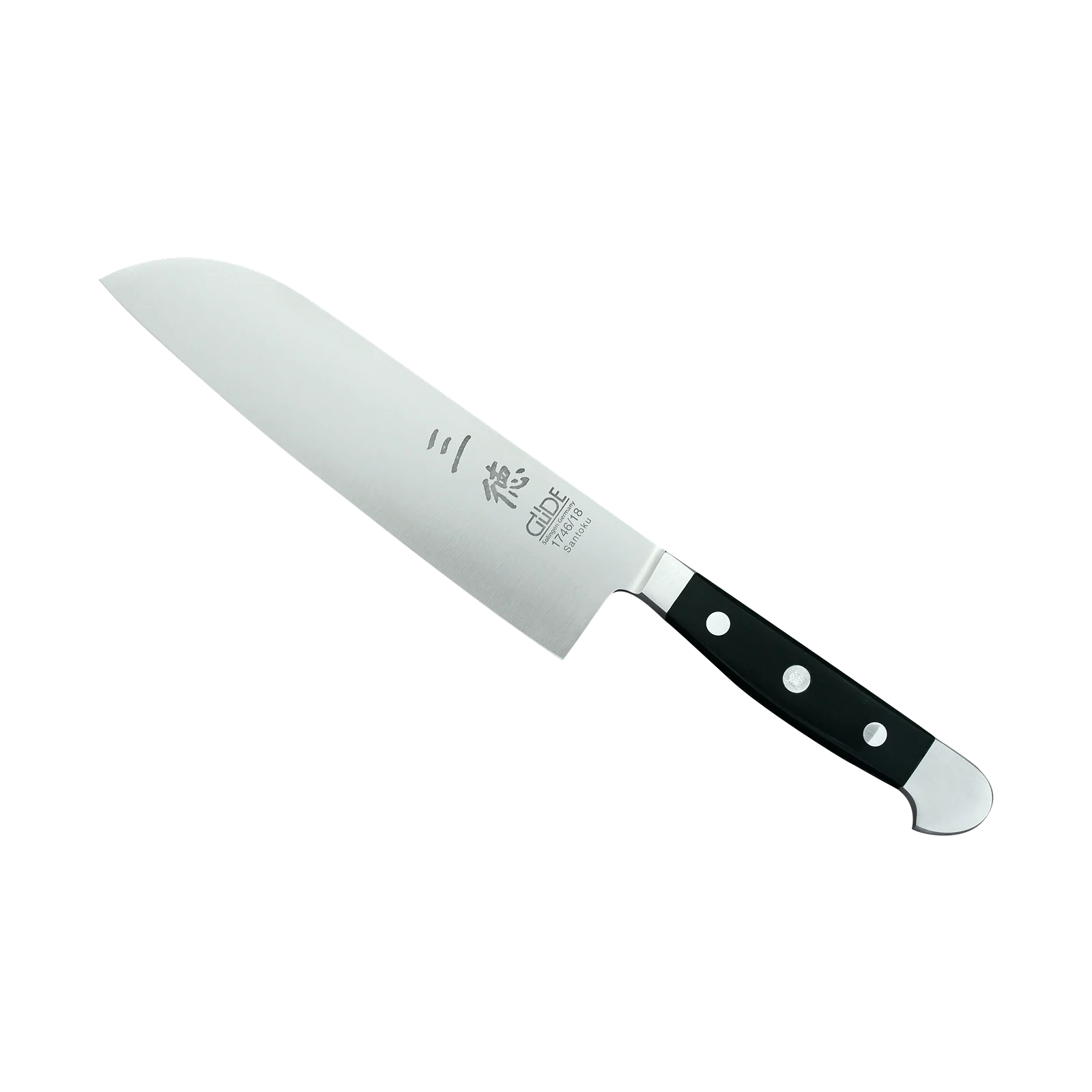 Nůž Santoku Alpha GÜDE Solingen 18 cm hladký
