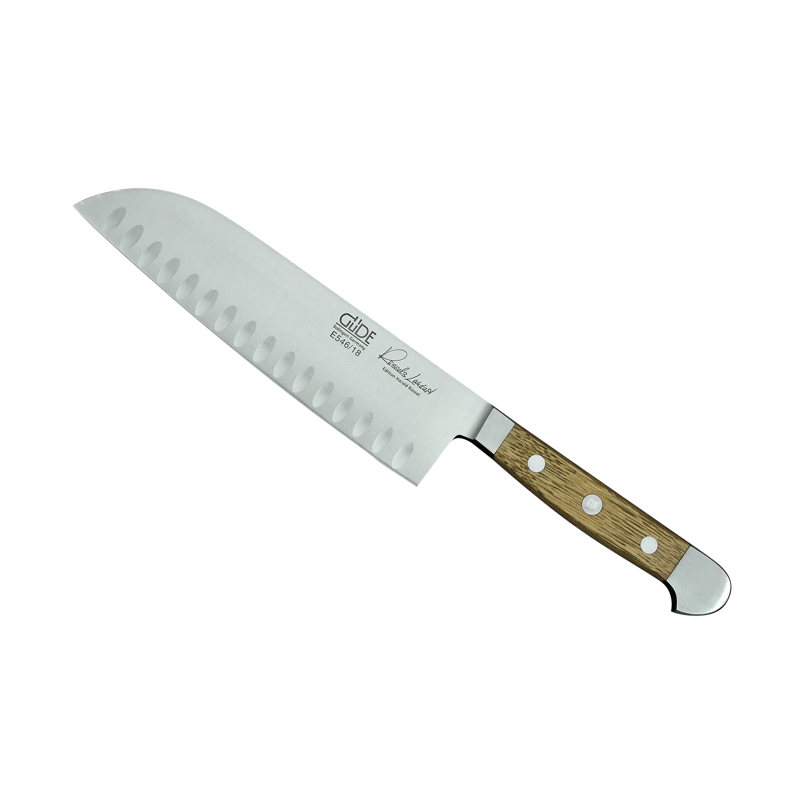 Nůž Santoku Alpha Dubový sud Güde Solingen 18 cm
