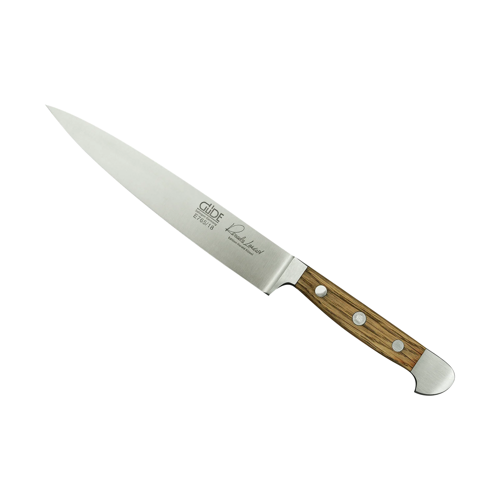 Filetovací nůž Alpha Dubový sud Güde Solingen 18 cm pružný